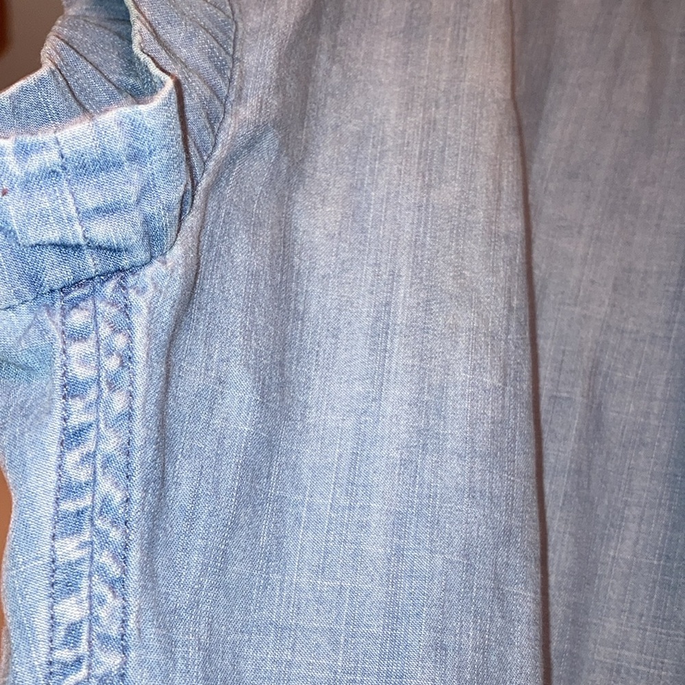 Madewell Central Shirt in Roberta Indigo NEW XXS-M - Picture 8 of 9